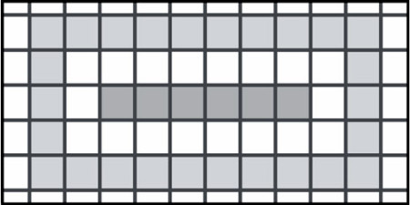 Пример правильной раскладки плитки