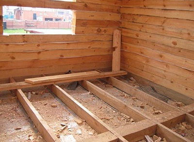 Как сделать деревянный пол в гараже
