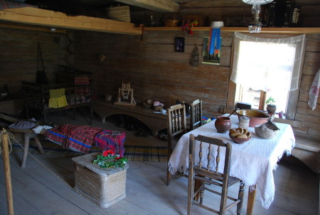 традиционный деревянный дом