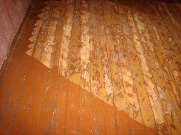 Старый деревянный пол 